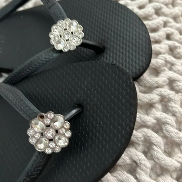 Havaiana black rubber flip flops - Picture 2 of 4